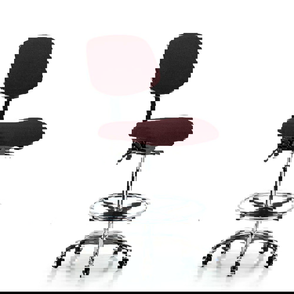 Task Chair: Olefin, Burgundy